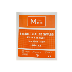 AM GAUZE SWAB STERILE 10CM*10CM 50'S