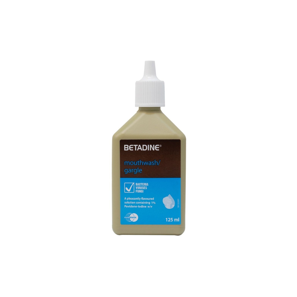 BETADINE GARGLE & MOUTHWASH 125 ML