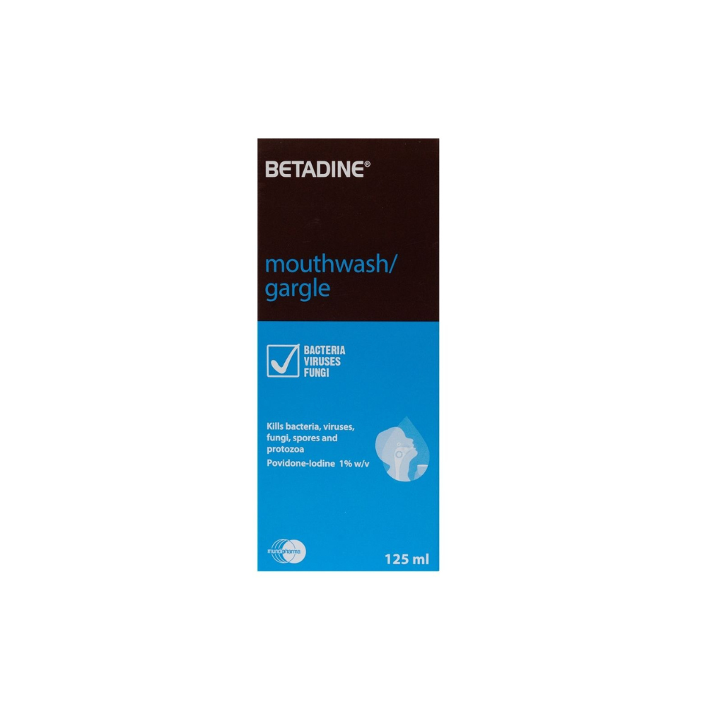 BETADINE GARGLE & MOUTHWASH 125 ML