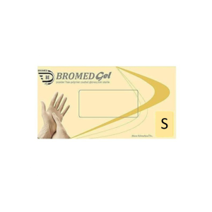 BROMED LATEX GLOVES POWDER FREE -S PACK OF 100'S