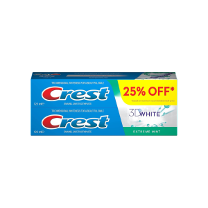 CREST 3D WHITE MINT TOOTHPASTE