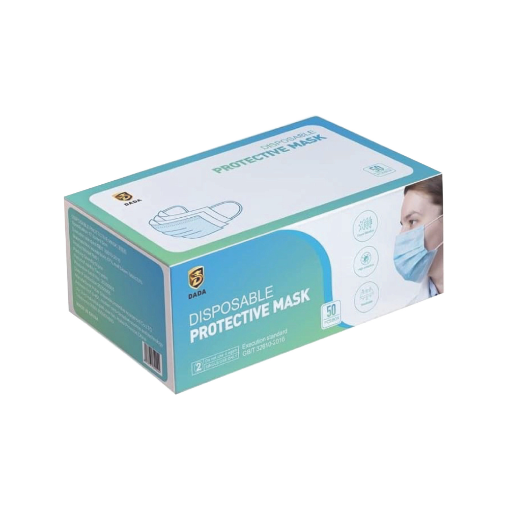 DADA FACE MASK BLUE 50'S