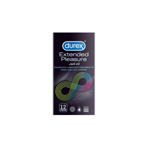DUREX EXTENDED PLEASURE CONDOM 12'S
