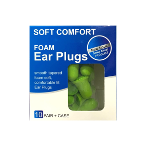 EASY SOFT COMFORT EAR PLUGS 10 PAIR