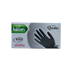 FALCON EXAMINATION GLOVES VINYL LARGE