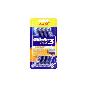GILLETTE BLUE 3 COMFORT 8 PCS