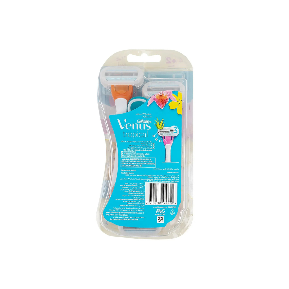GILLETTE VENUS SCENTED TROPICAL 4+2 FREE