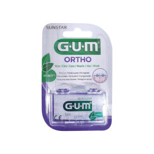 GUM ORTHO WAX WITH MINT