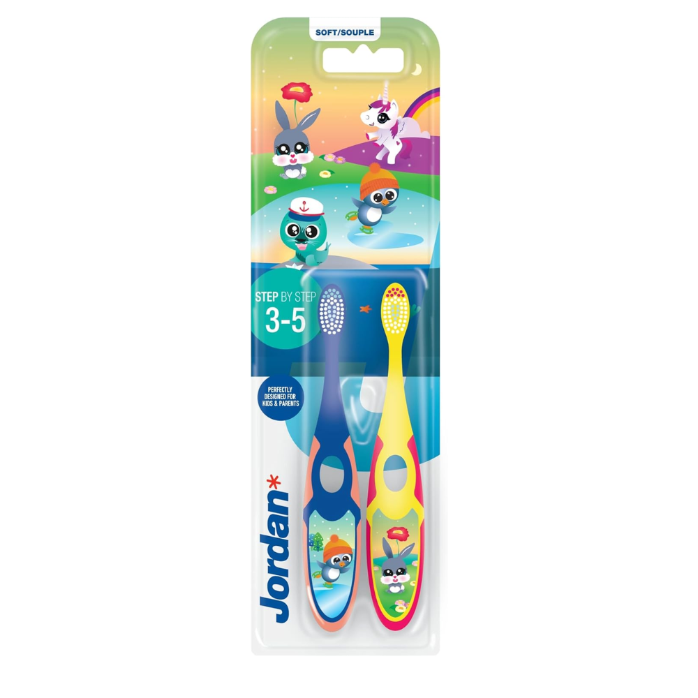 JORDAN TOOTHBRUSH 3-5 YRS 1+1