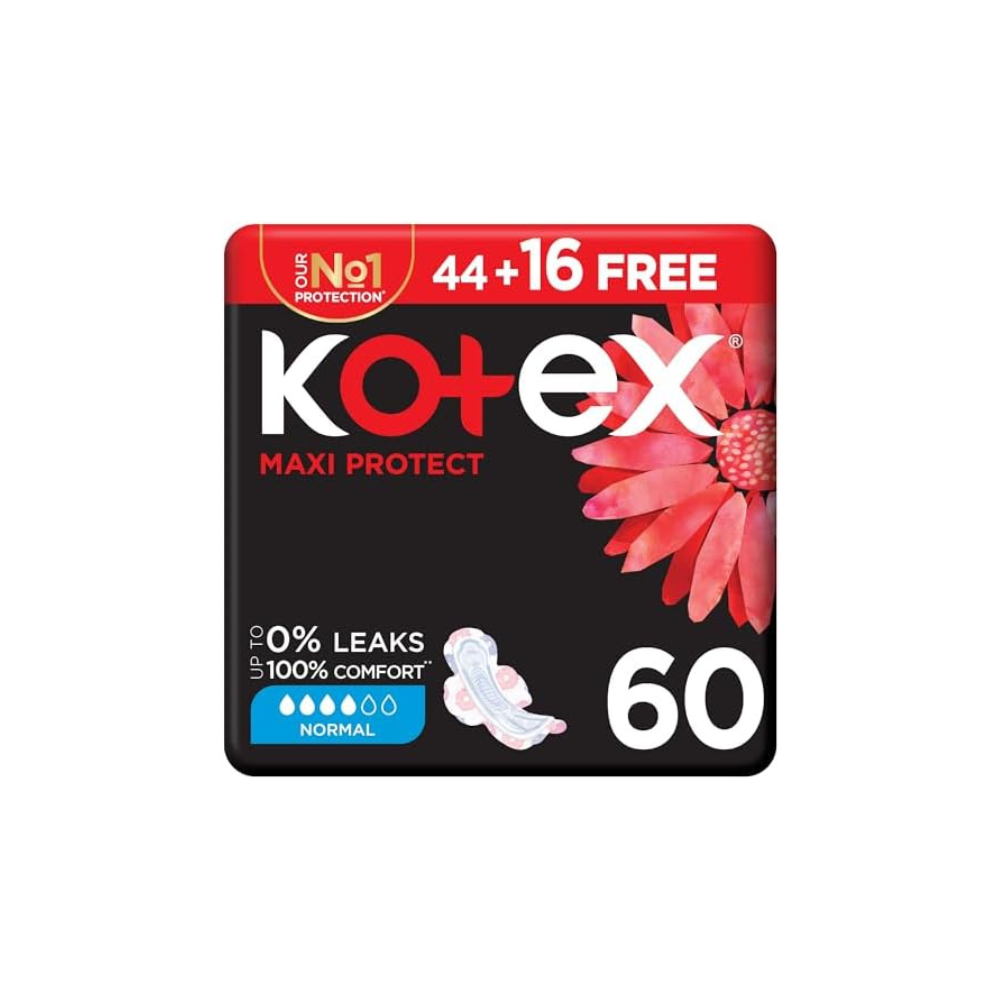 KOTEX MAXI PROTECT NORMAL 60 PADS