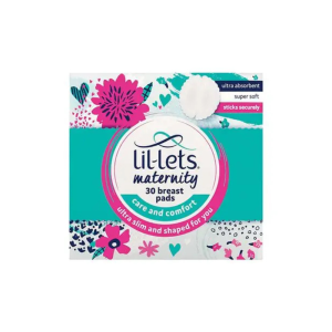 LILLETS MATERNITY BREAST PADS 30'S