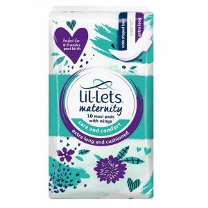 LILLETS MATERNITY PADS MAXI 10'S