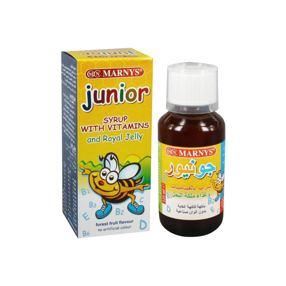MARNYS JUNIOR SYRUP WITH VITAMINS AND ROYAL JELLY 125ML