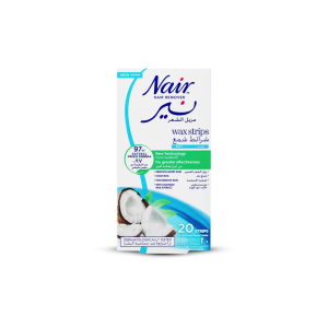 NAIR HAIR REMOVER WAX STRIPS COCONUT 20'S