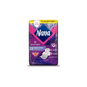 NANA THICK EXTRA LONG MAXIPAD NIGHT 22'S