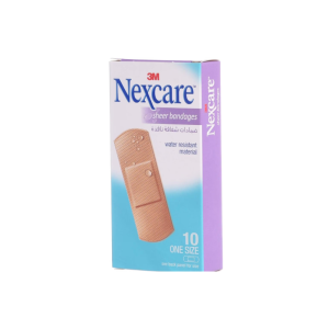 NEXCARE SHEER BANDAGE ONE SIZE 10'S