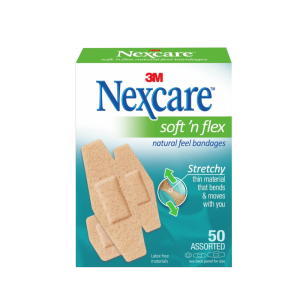 NEXCARE SOFT N FLEX CMFORT ASSORTEDD 50'S