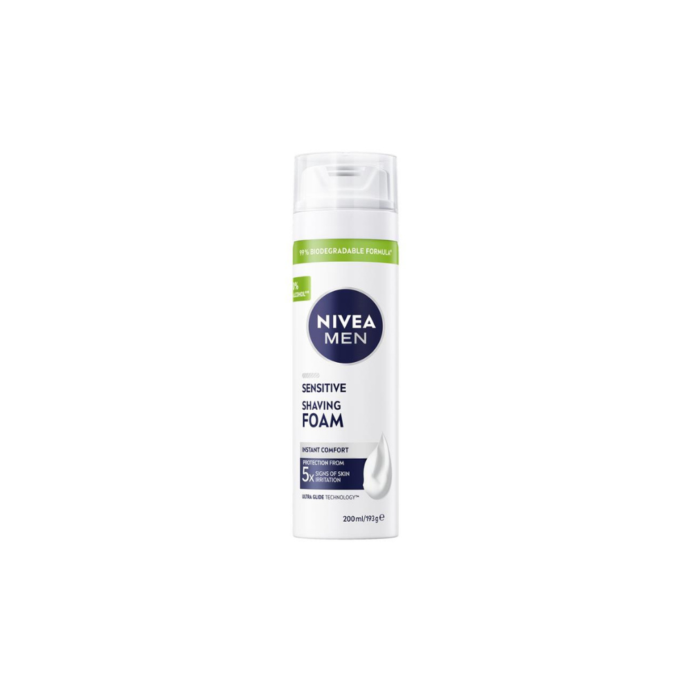 NIVEA MEN SENSITIVE SHAVING FOAM 200 ML