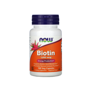 NOW BIOTIN 1000 MCG CAPS 100'S