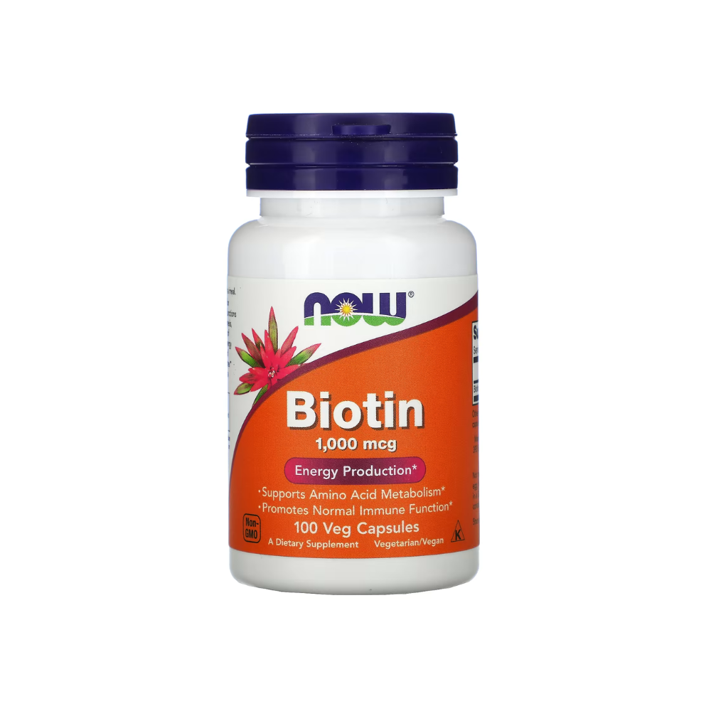 NOW BIOTIN 1000 MCG CAPS 100'S