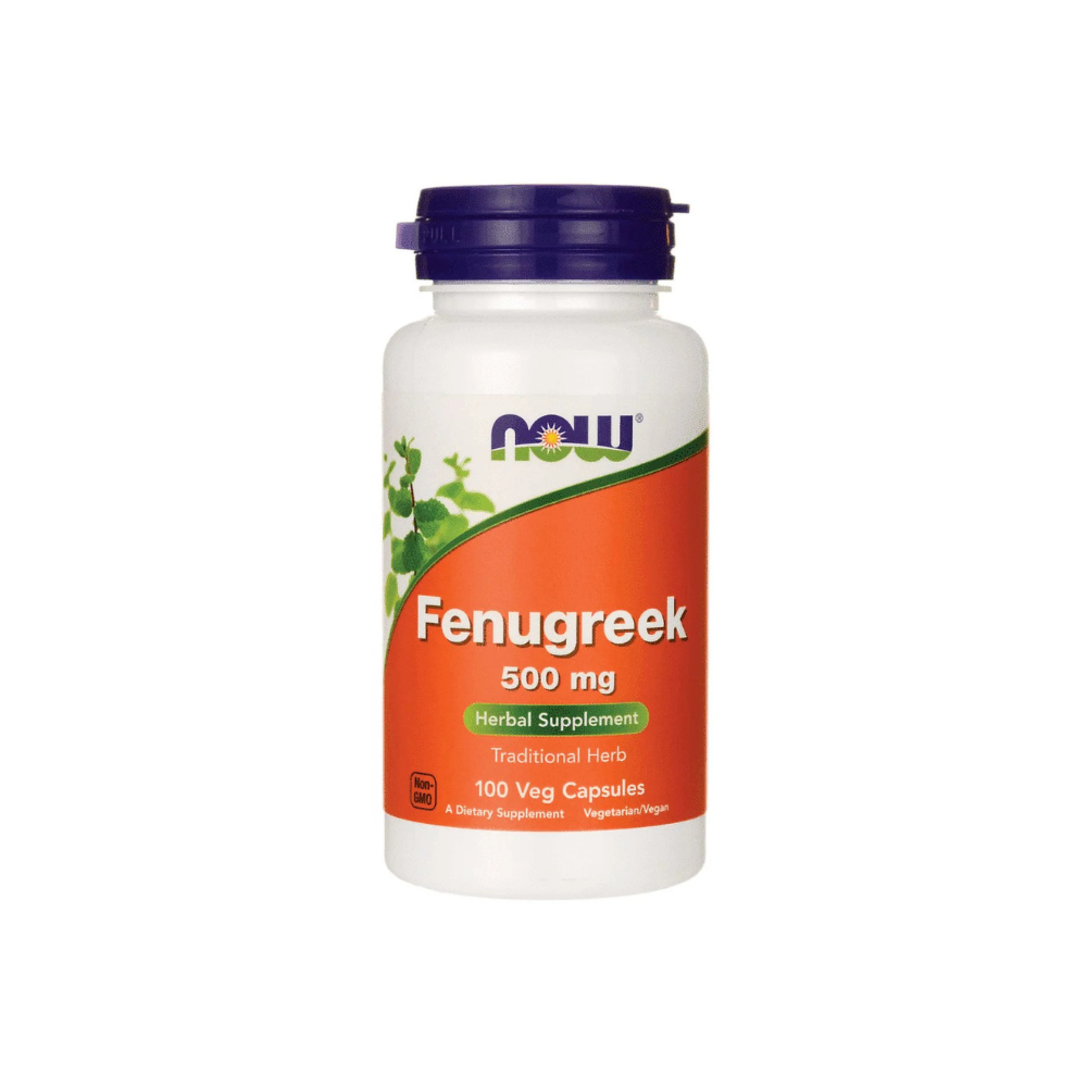 NOW FENUGREEK 500 MG CAP 100'S