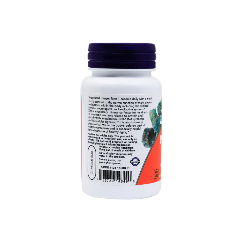 NOW ZINC PICOLINATE 50 MG CAPS 60’S
