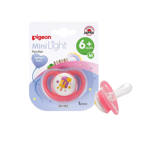 PIGEON MINILIGHT PACIFIER GIRL-M