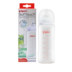 PIGEON SOFTOUCH WIDE NECK BOTTLE 330ML