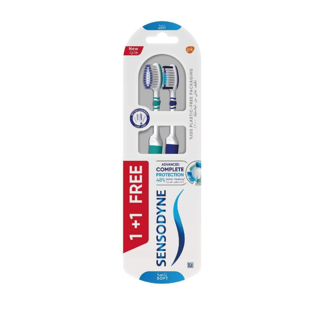 SENSODYNE TOOTHBRUSH 1+1 COMPLETE PROTECTION