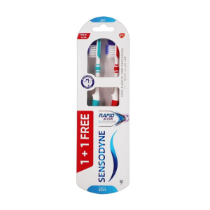 SENSODYNE TOOTHBRUSH 1+1 RAPID ACTION
